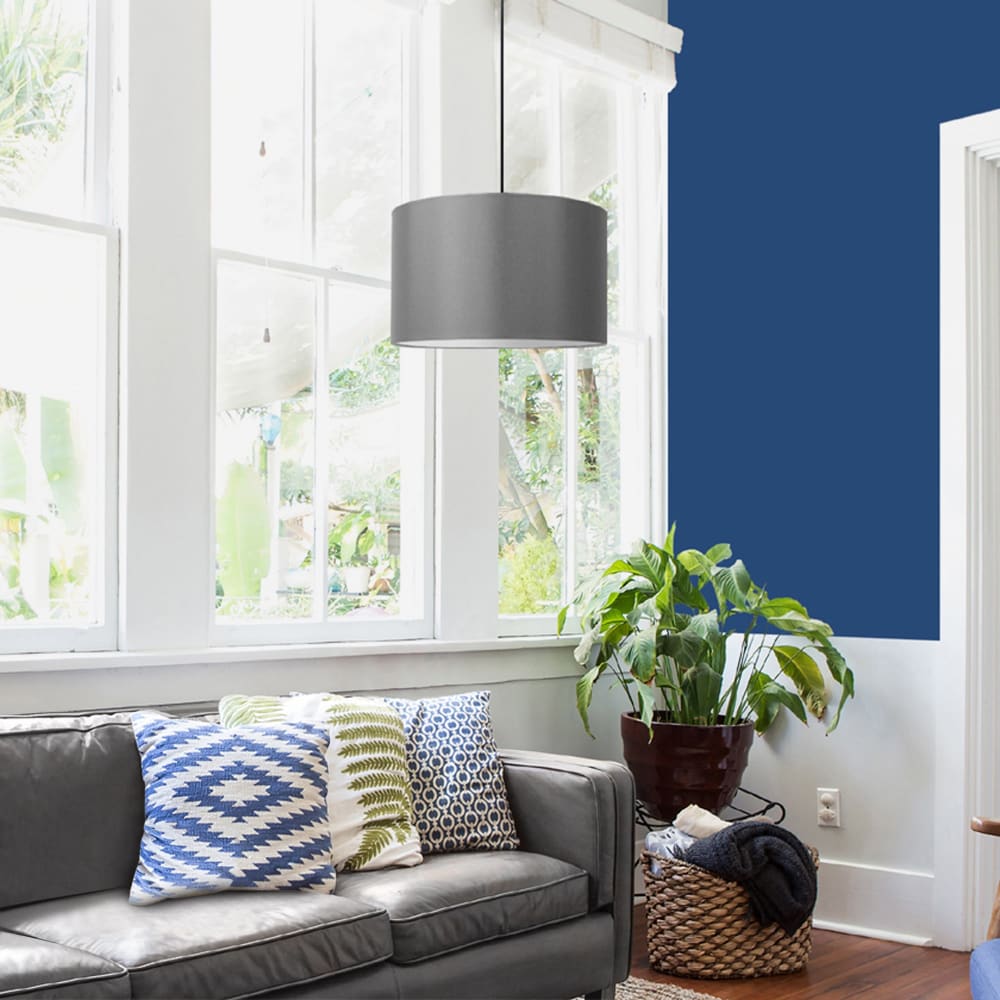Pantalla de lámpara tela gris - Maisons du Monde