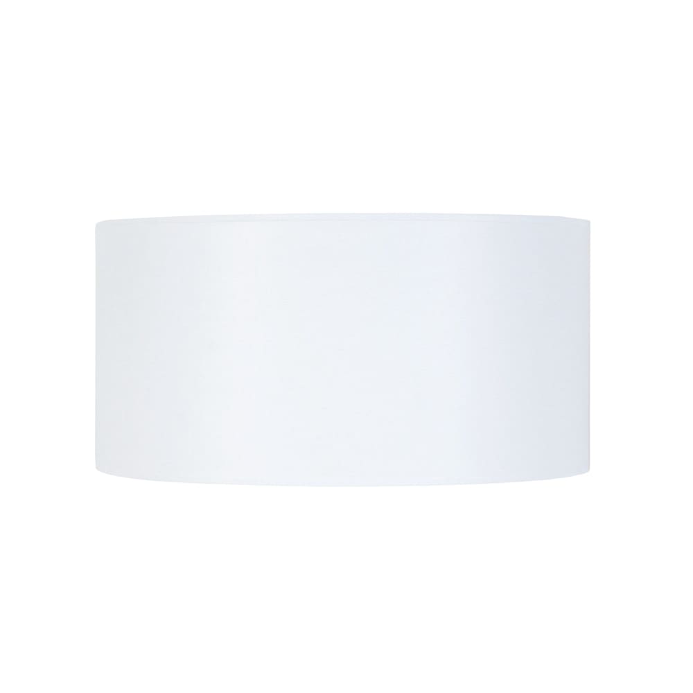 Abatjour pour lampe tissu blanc