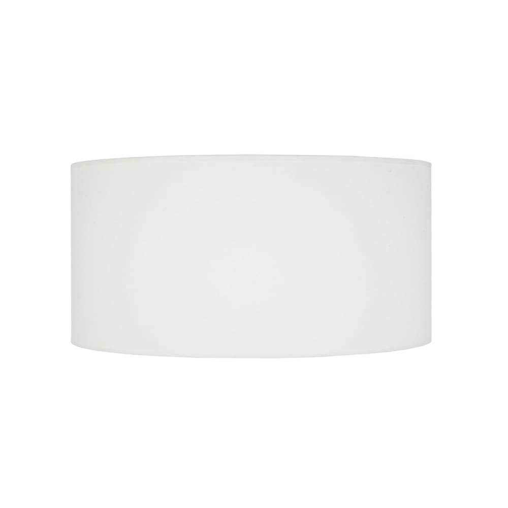 Abat-jour pour lampe tissu blanc