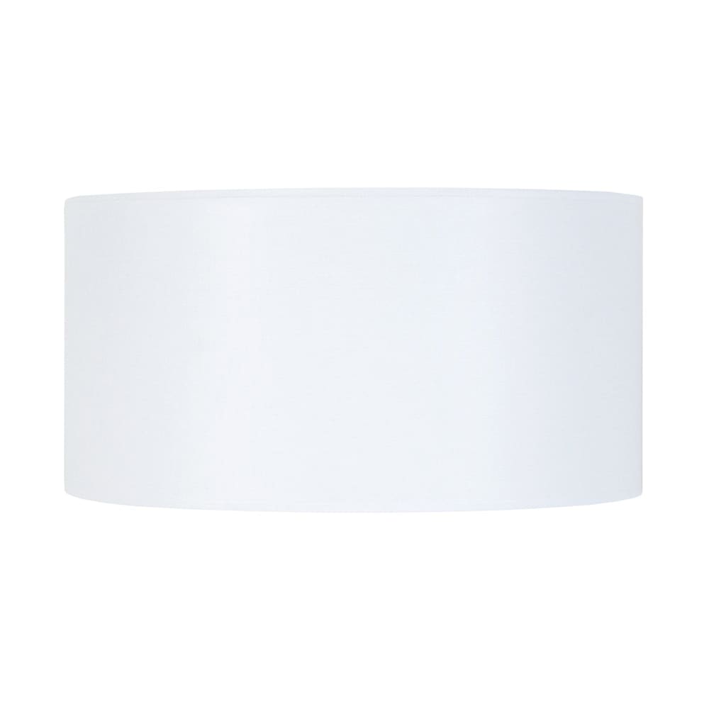 Pantalla de lámpara tela blanco