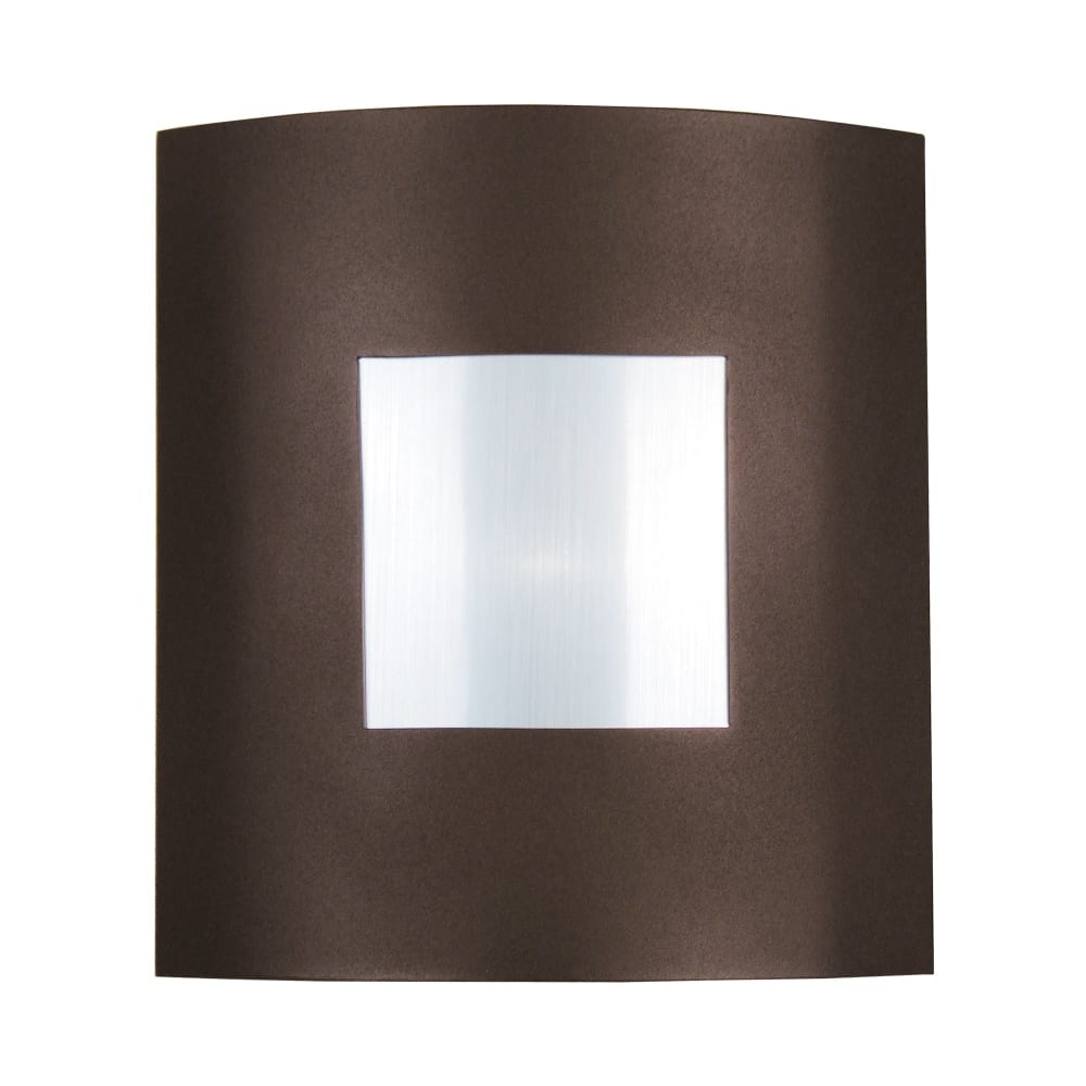 Aplique de pared metal marrón
