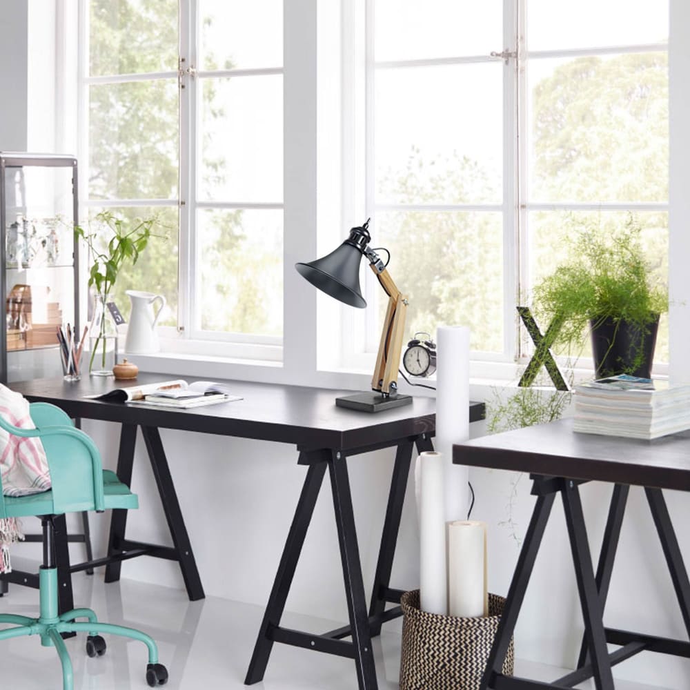 Lampe de bureau verre  violet abat-jour  verre verre transparent