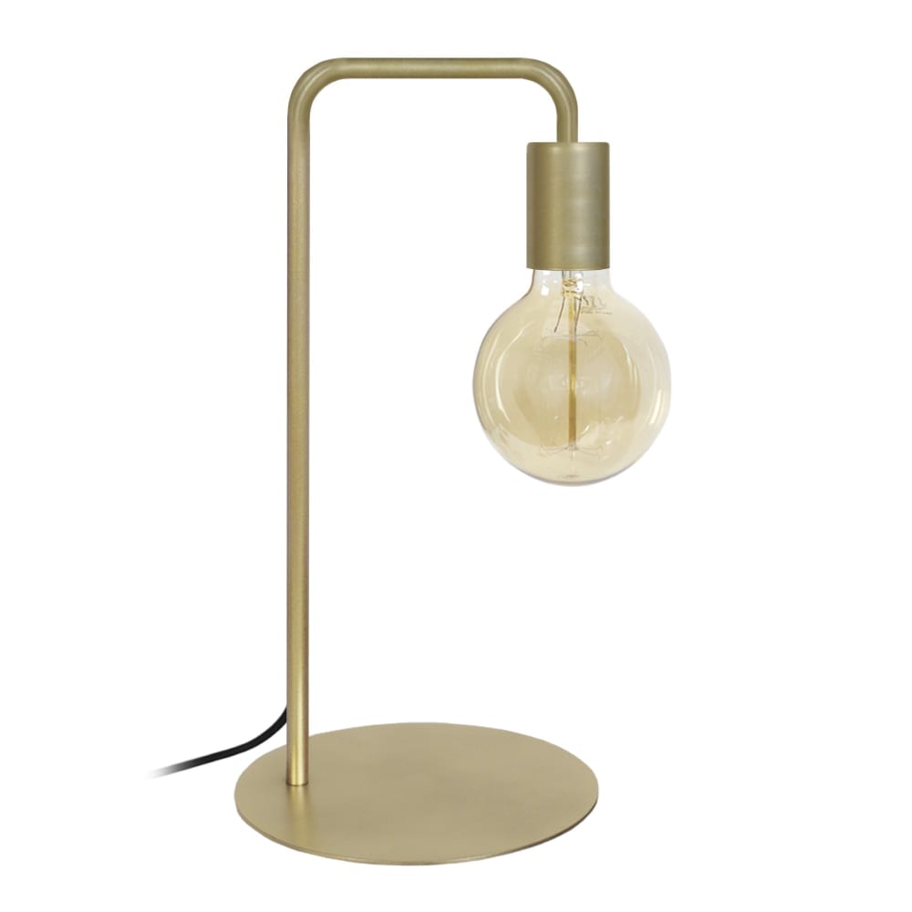 lampada da scrivania metallo oro - Modello Industriale - Metallo