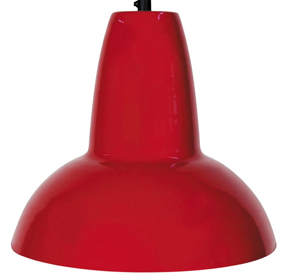 Suspension métal rouge — vue 4