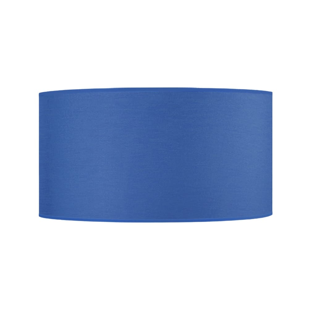 Abat-jour pour lampe tissu bleu
