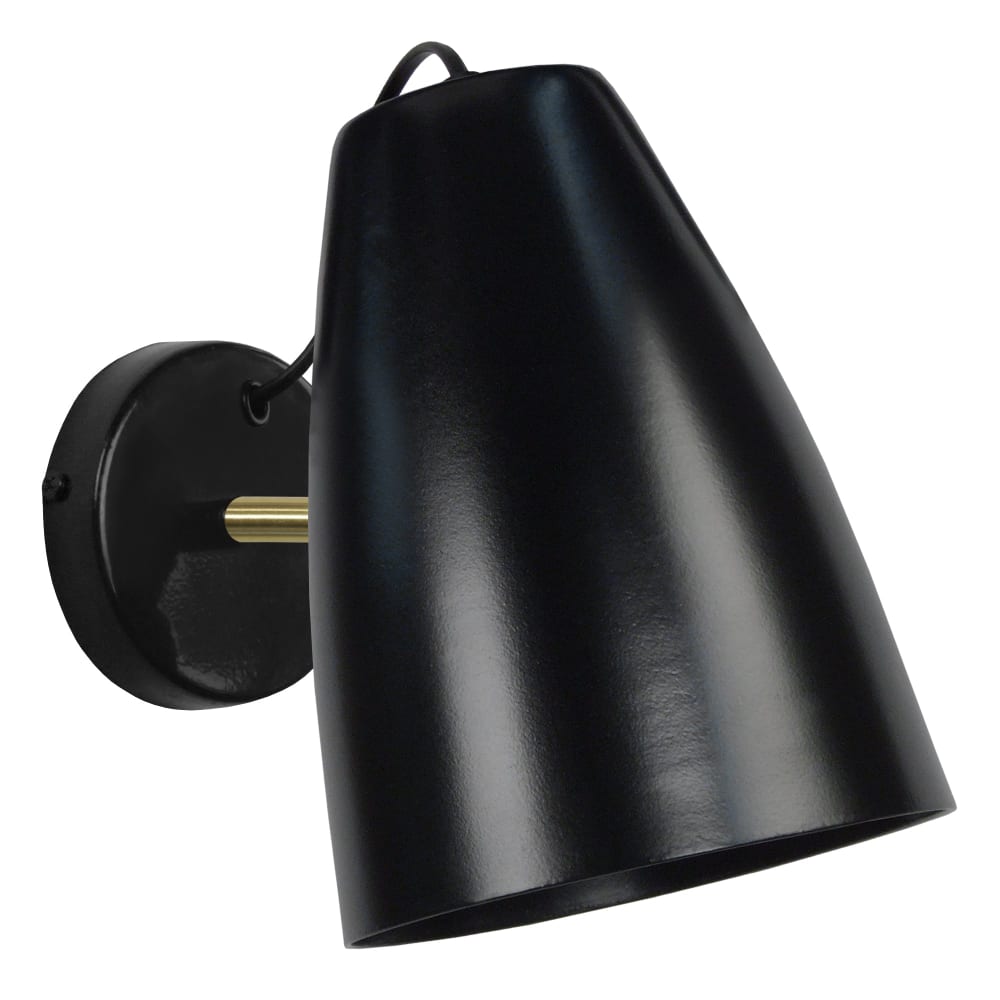 Aplique de pared articulado metal negro - Maisons du Monde