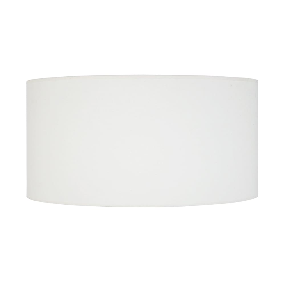 Abat-jour pour lampe tissu blanc