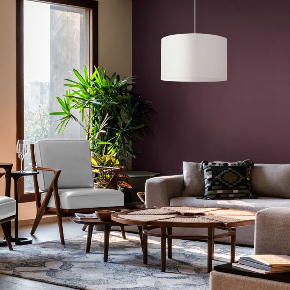 Abat-jour pour lampe tissu blanc - Maisons du Monde