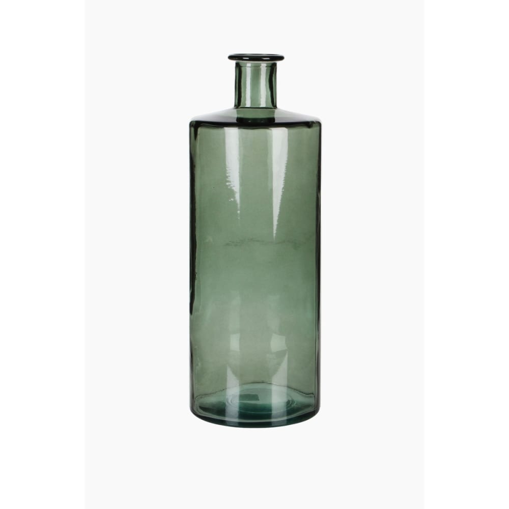 Botella decorativa guan gris h40xb15xl15cm