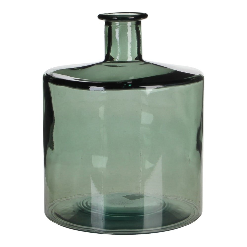 Bottiglia decorativa guan grigio h26xb21xl21cm - Modello Esotico - Grigio - Vetro