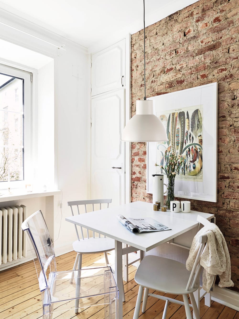Lámpara techo pantalla metálica blanco rugoso - Maisons du Monde