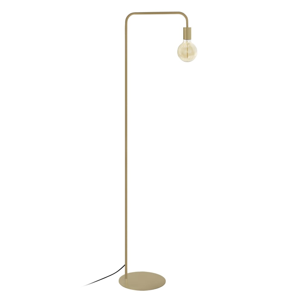 Lampadaire liseuse métal or H170 cm abat-jour ampoule Lampadaire liseuse métal or H170 cm abat-jour ampoule