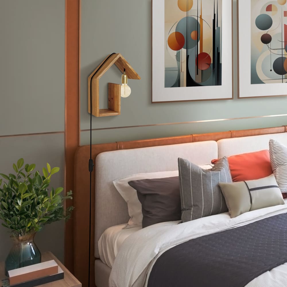 Applique maison bois naturel - Maisons du Monde