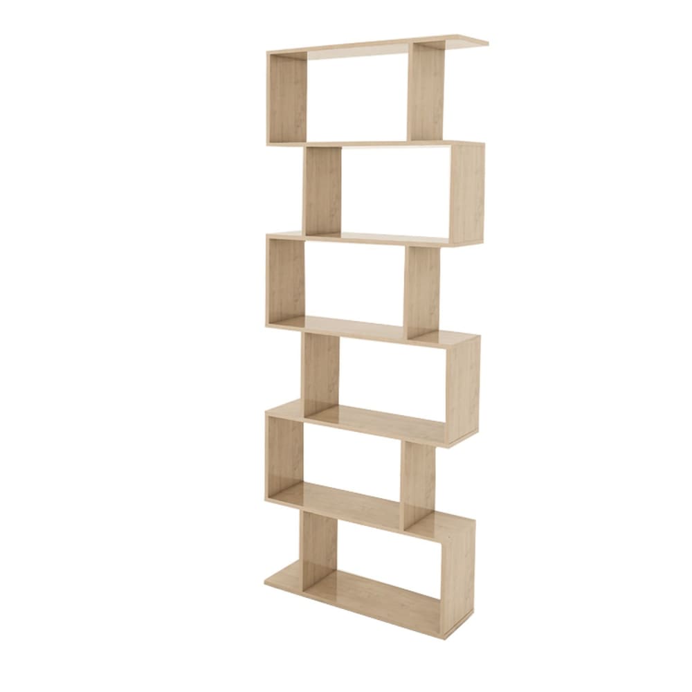 Etagère bibliothèque effet chêne 192 x 70 x 24 cm