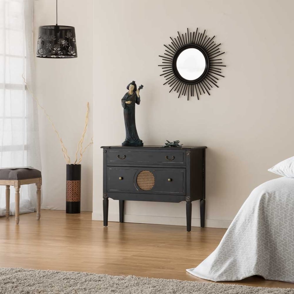 Jarrón negro y dorado - Maisons du Monde