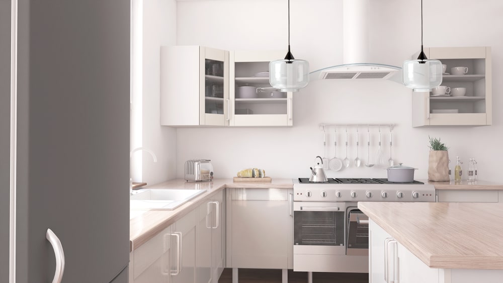 Lámpara colgante vidrio transparente Boca E27 Ø25 cm - Maisons du Monde