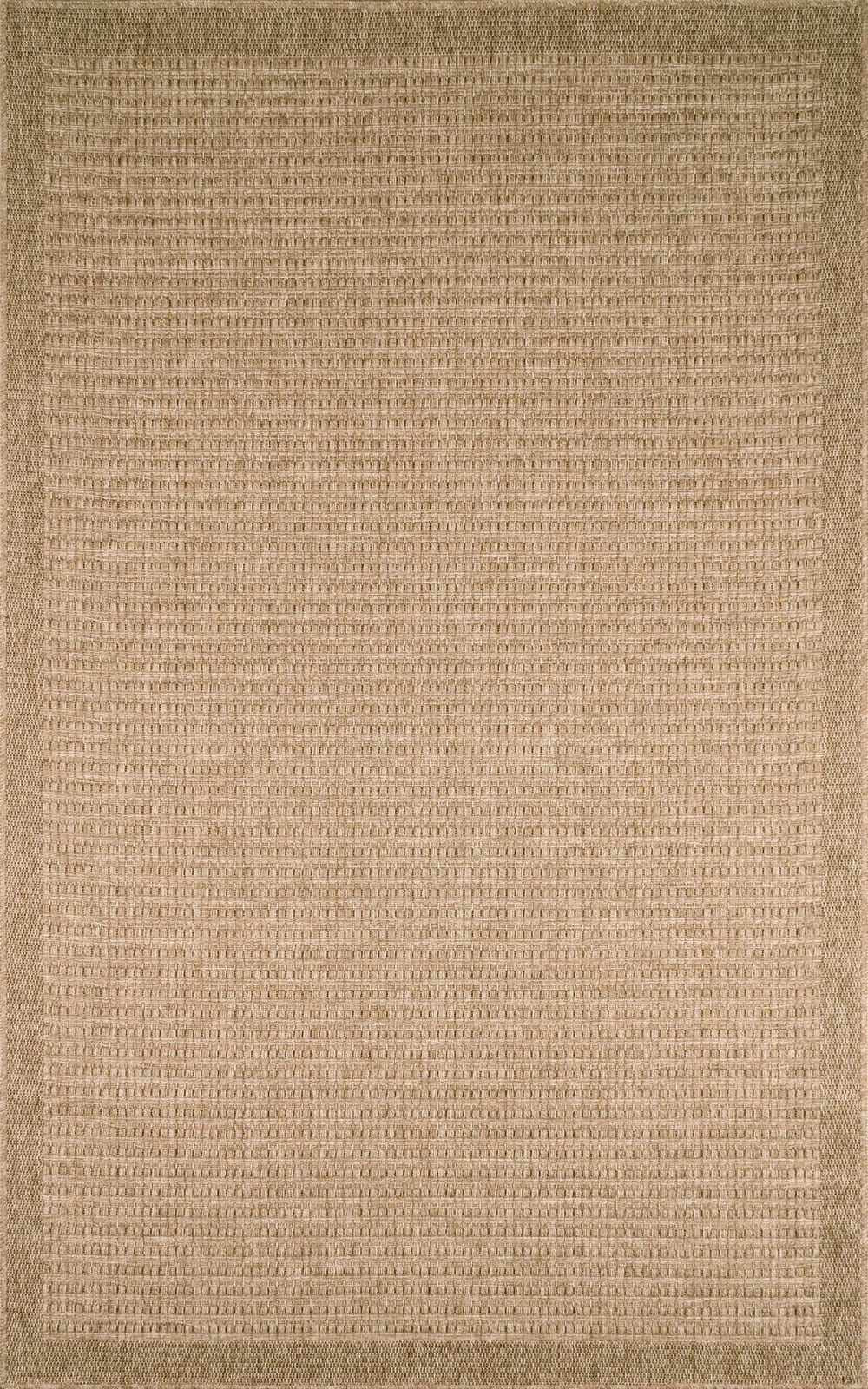 Tapis intérieur et extérieur aspect jute naturel 60x90