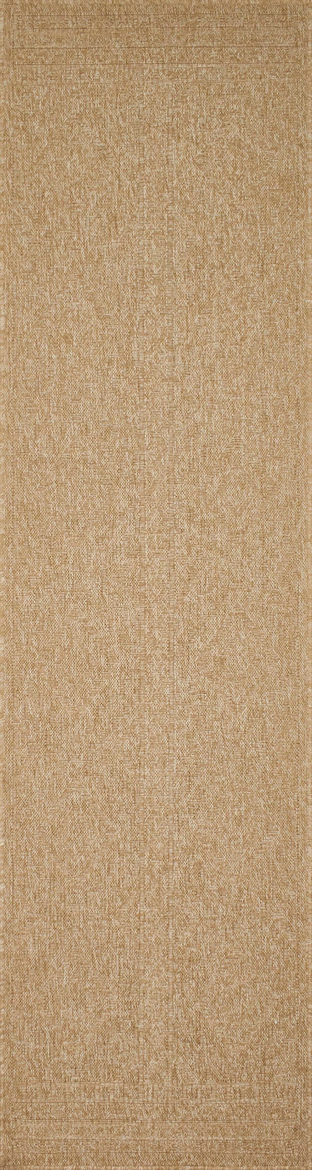 Tapis intérieur/extérieur aspect jute effet sisal à poils ras 60x180