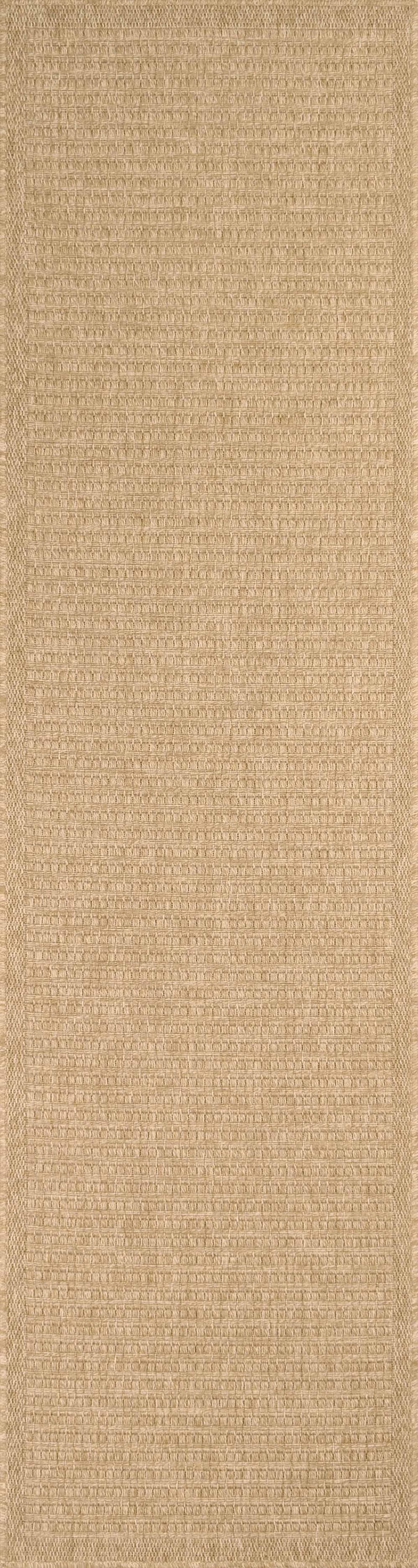 Tapis intérieur et extérieur aspect jute naturel 80x150