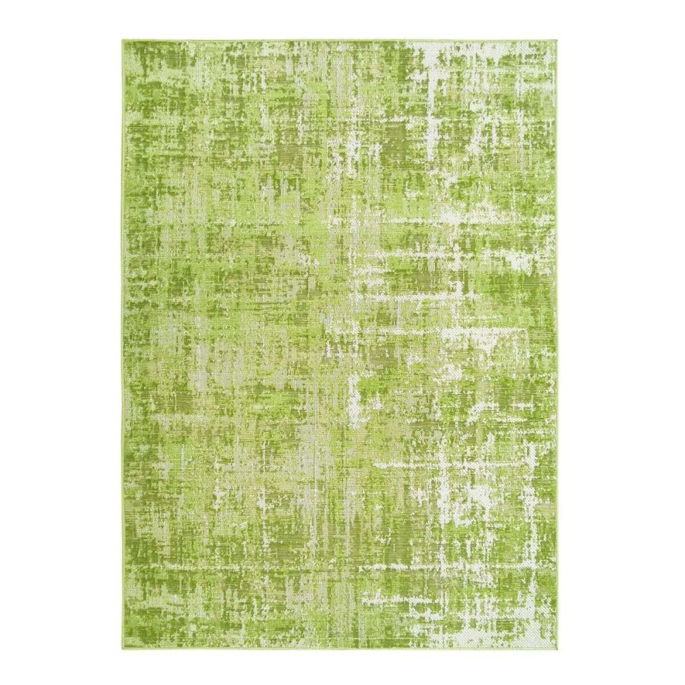 Tapis effet patiné vintage vert 120x170