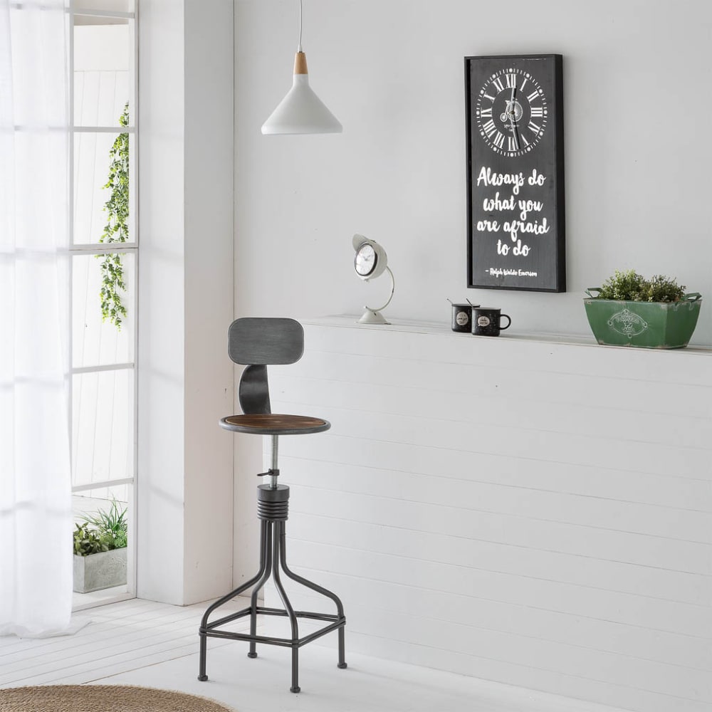 Reloj de metal con cristal - Maisons du Monde