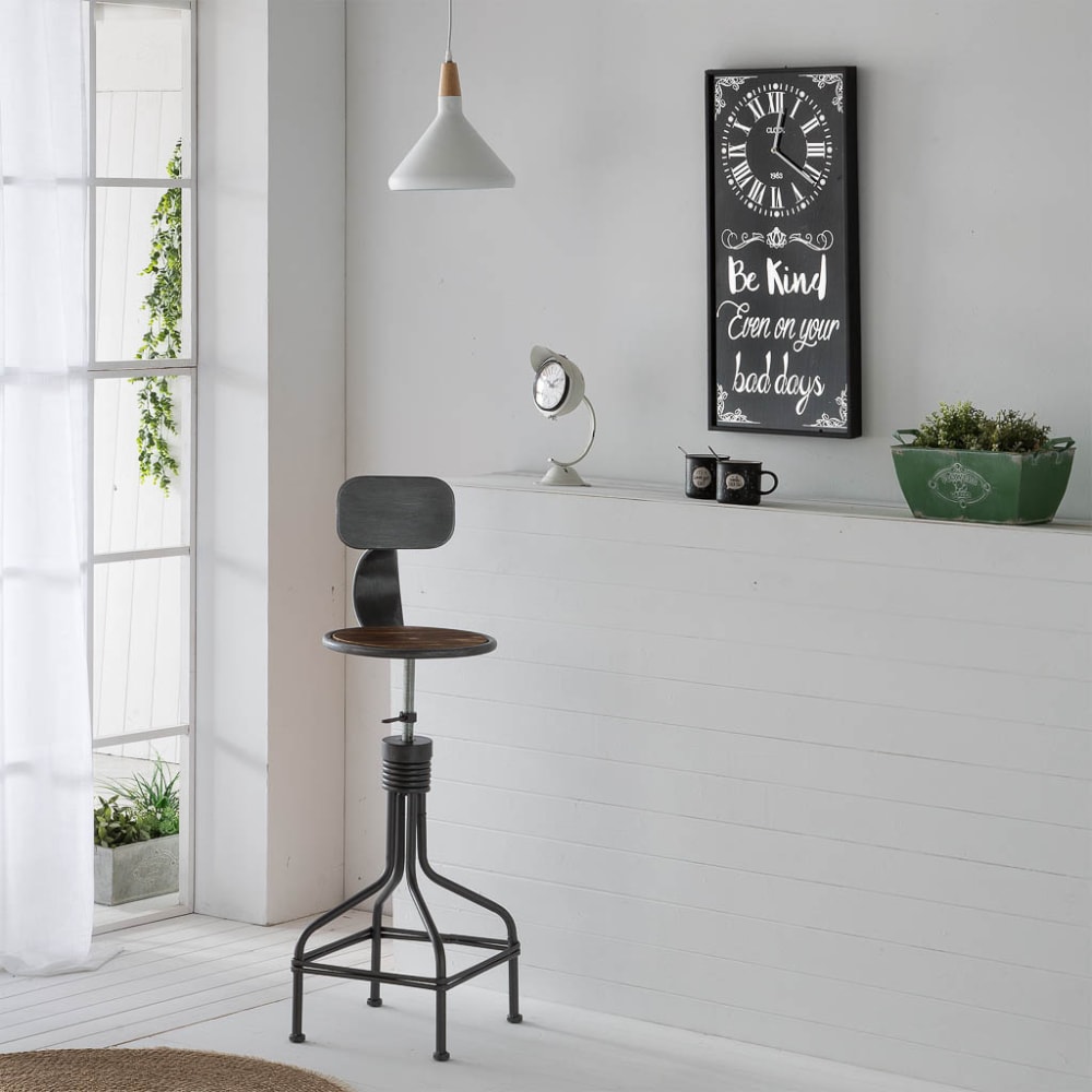 Reloj de metal con cristal - Maisons du Monde