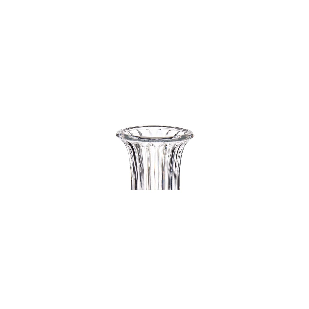 Vase vasque en verre rayures - 15x15x24cm - Maisons du Monde