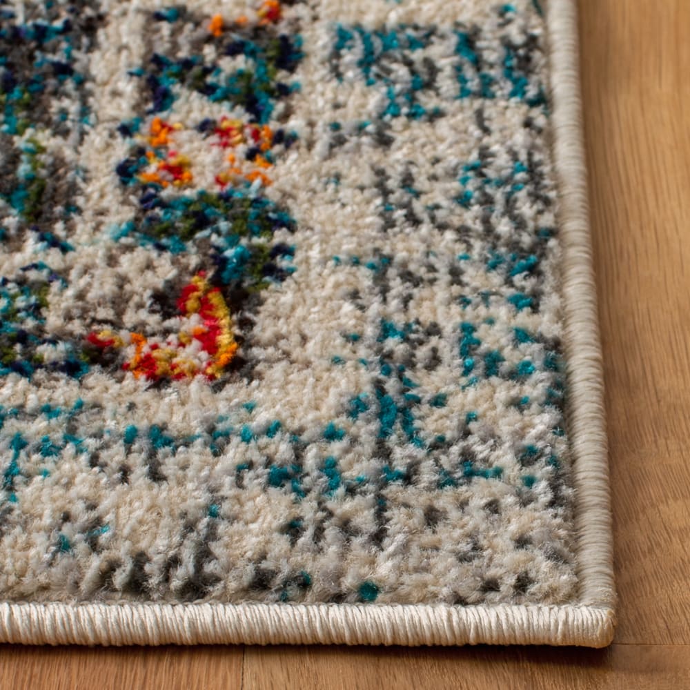 Tapis de transition en polypropylène gris/or, 91 x 152 cm — vue 3