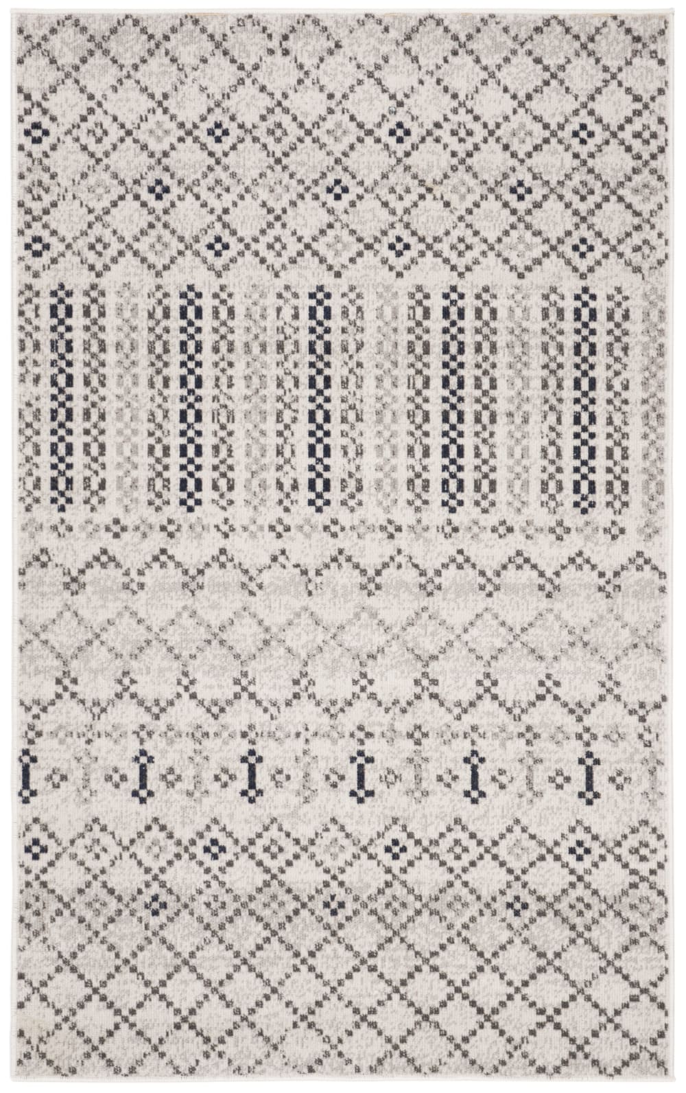 Tapis gris 122 x 183 cm