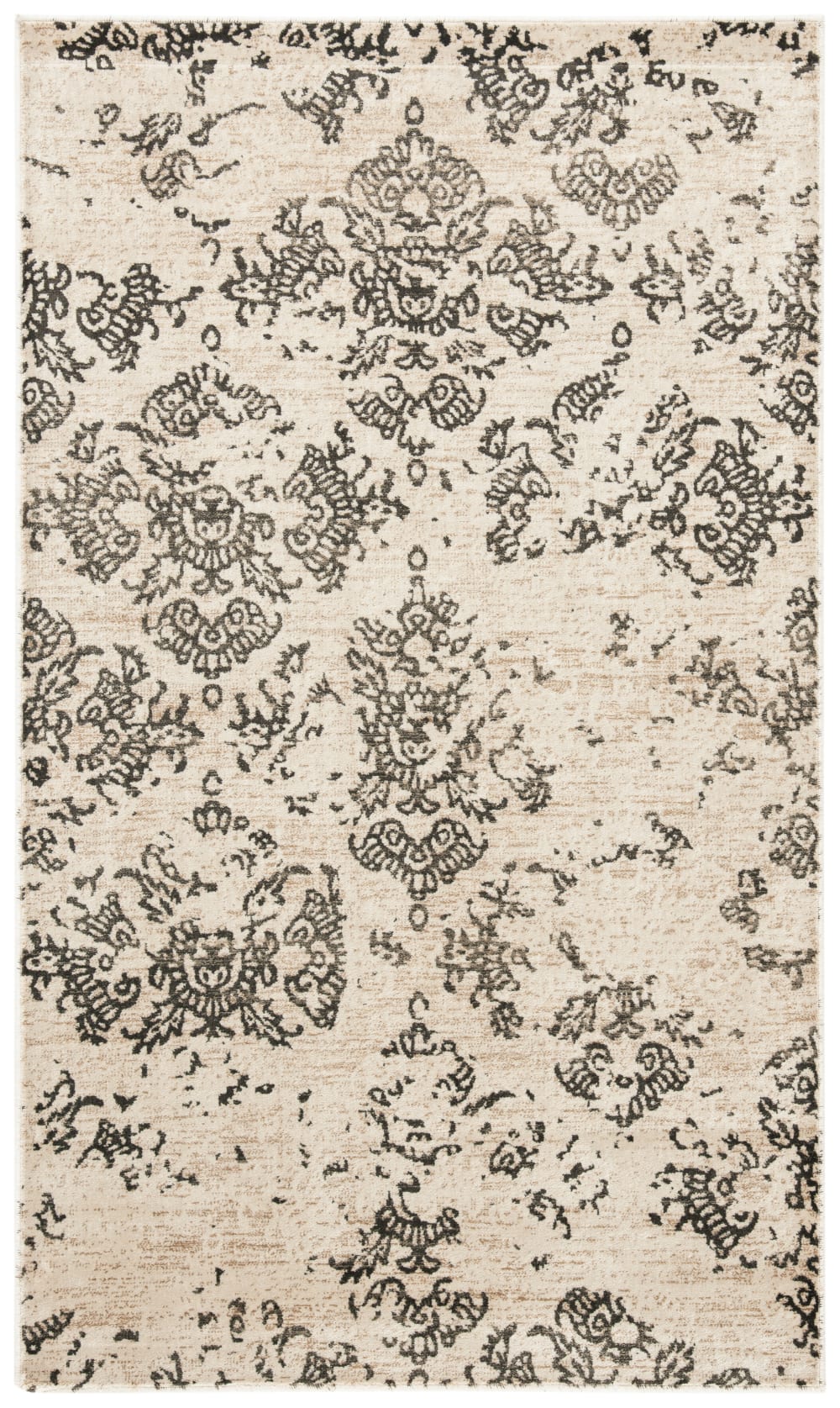 Tapis viscose beige 122 x 170 cm