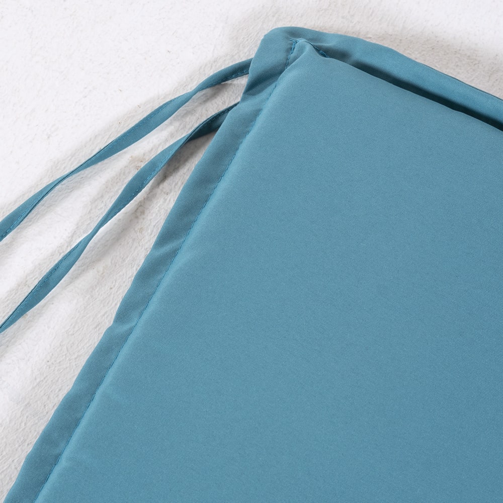Cojín para silla de jardín turquesa 42x40x3 cm - Maisons du Monde