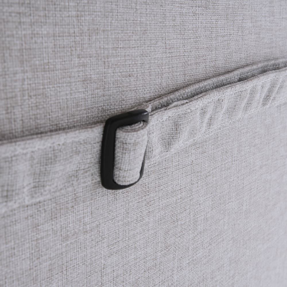 Cojín para sillón de jardín reclinable gris claro - Maisons du Monde