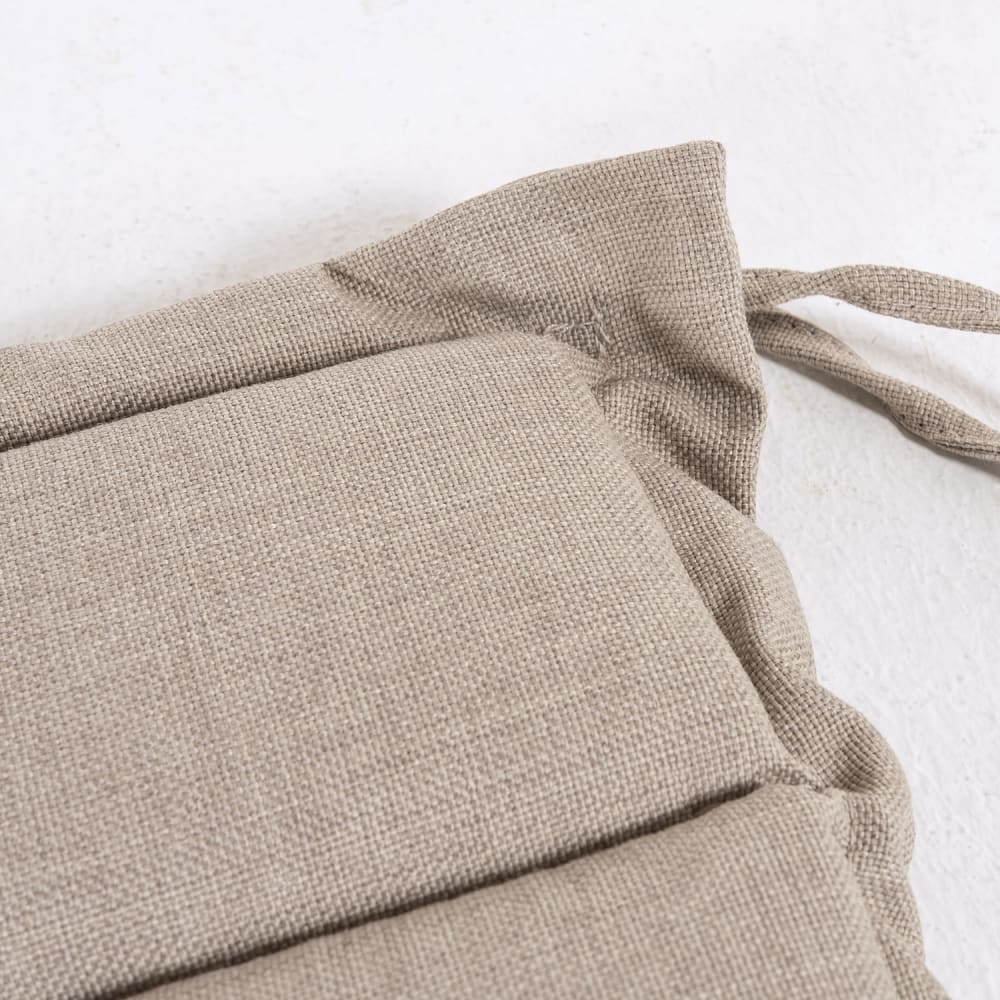 Cojín de sillas de jardín marrón tostado 37x37x5 cm - Maisons du Monde