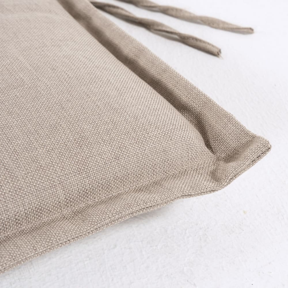 Cojín para sillas de jardín marrón tostado 40x42x4 cm - Maisons du Monde