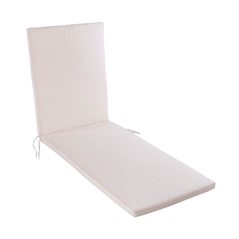 Cojín para tumbona de exterior beige