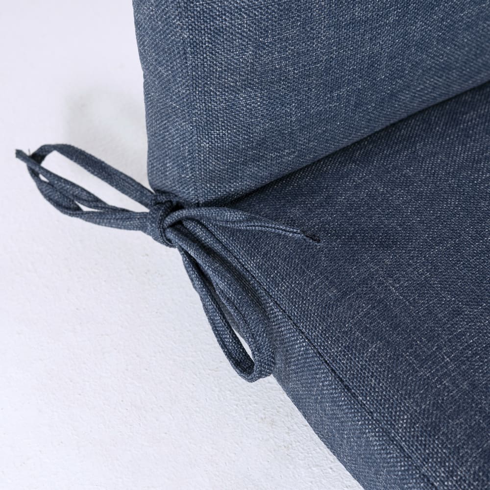 Cojín para tumbona de exterior color azul - Maisons du Monde