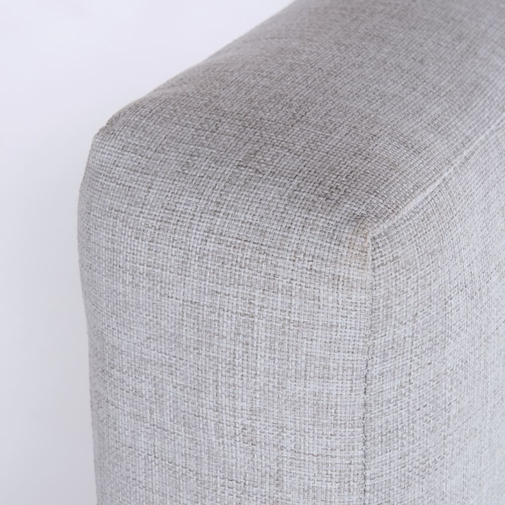 Cojín de tumbona de exterior gris claro 190x60x10 cm - Maisons du Monde