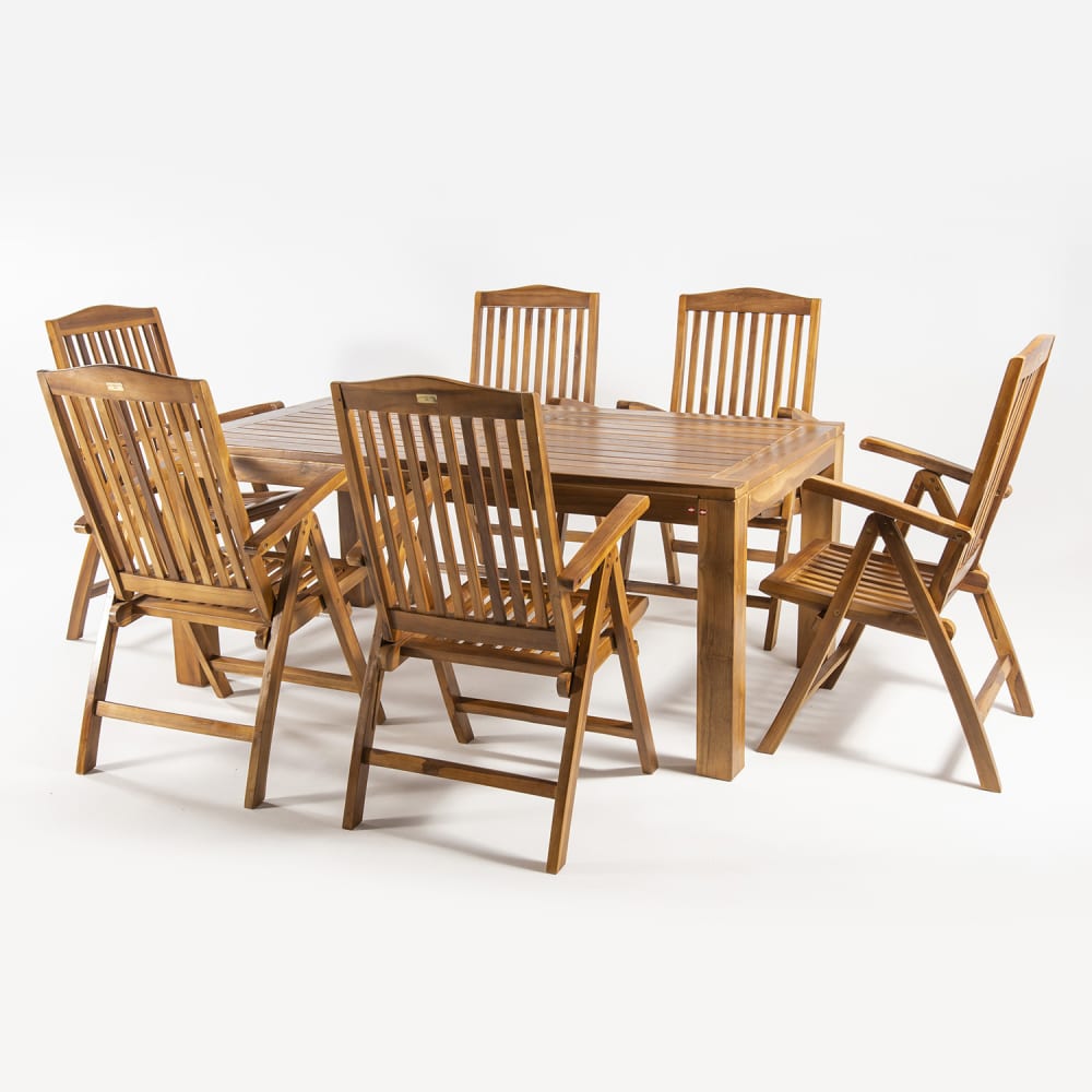 Edenjardin Conjunto de 6 sillones reclinables