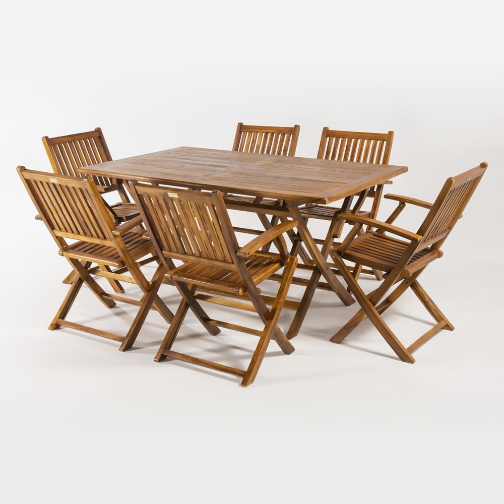 Edenjardin Conjunto de 6 sillones plegables