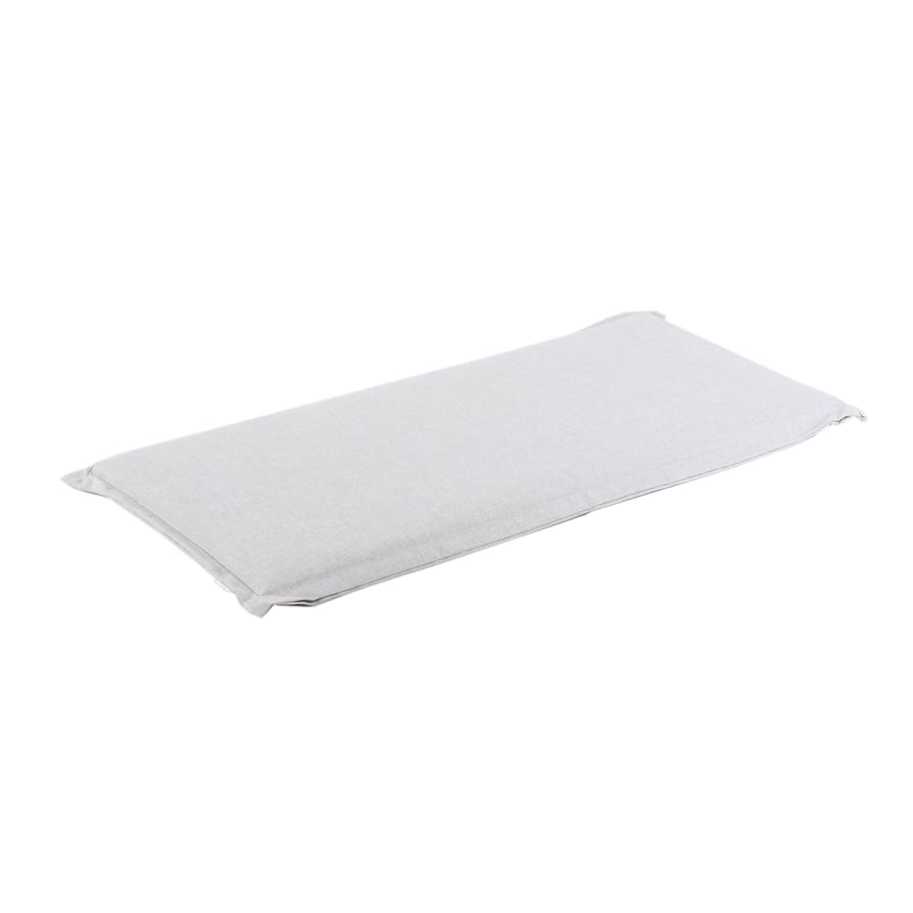 Cojín para banco de exterior gris claro 110x49x5 cm