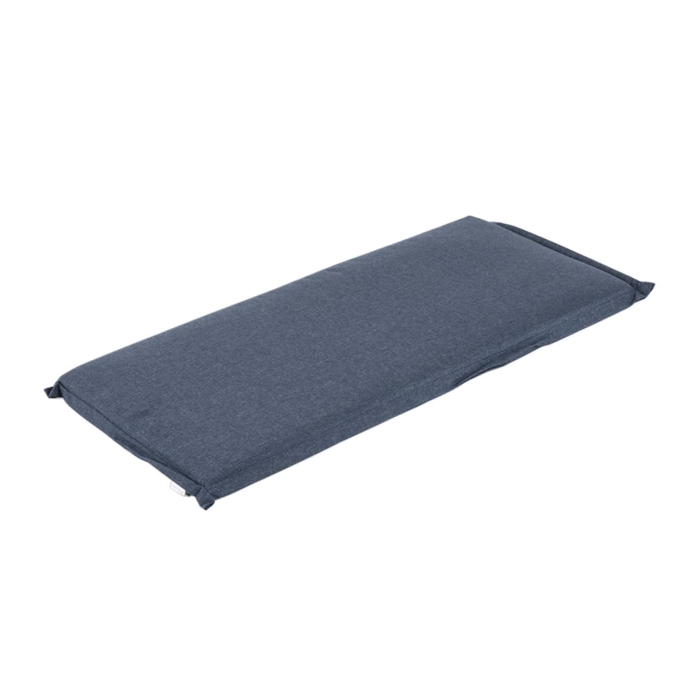 Cojín para banco de exterior azul 110x49x5 cm