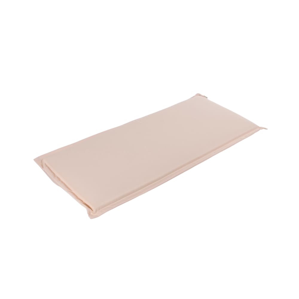 Cojín para banco de exterior color beige 110x49x5 cm