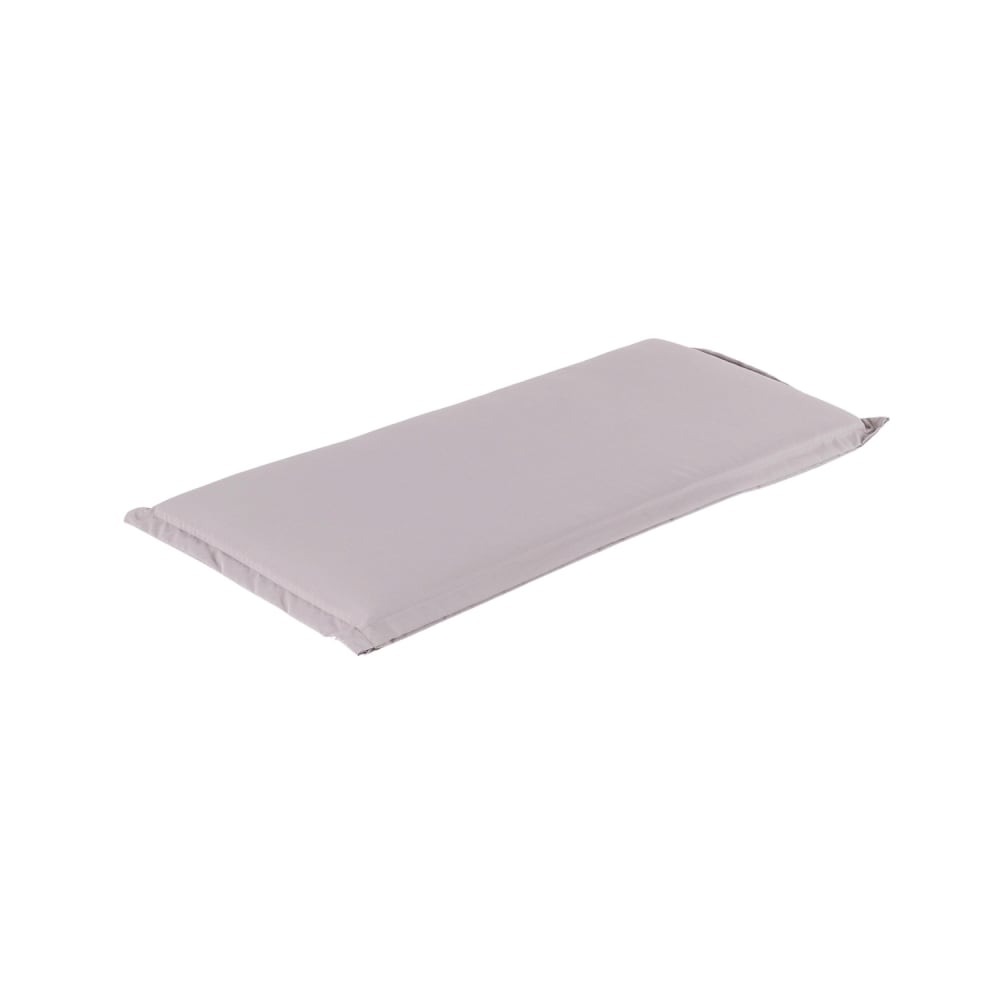 Cojín para banco de jardín color piedra 110x49x5 cm