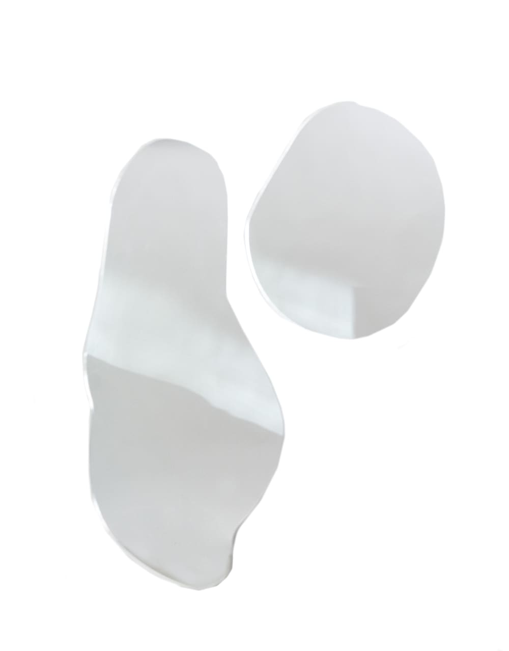 RNT by Really Nice Things 2er Set Spiegel aus Acryl style modern Transparent Pvc - Polyvinlychlorid