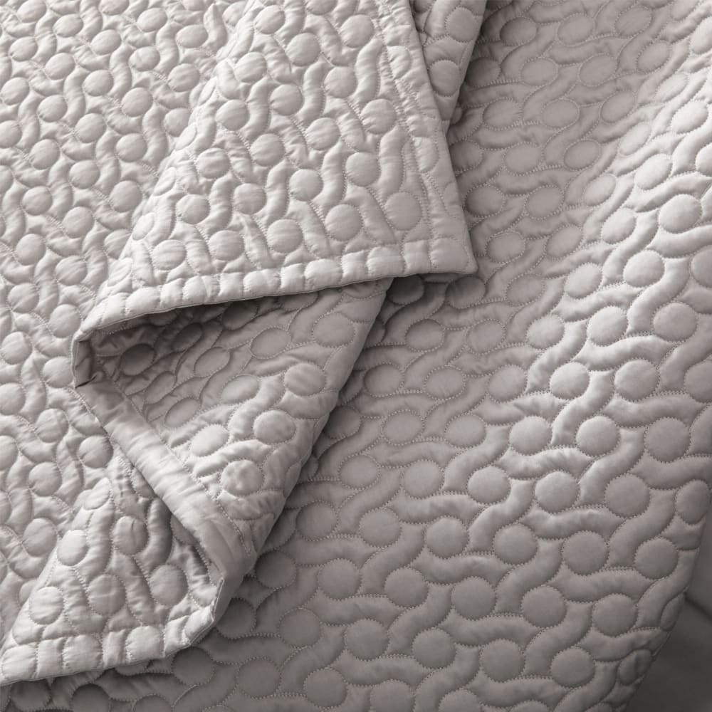 Couvre lit en satin de coton bio eclipse 260x240 - Maisons du Monde