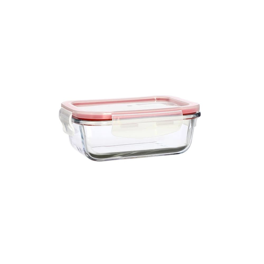 Boîte hermétique rectangulaire 370ml en verre Boîte hermétique rectangulaire 370ml en verre