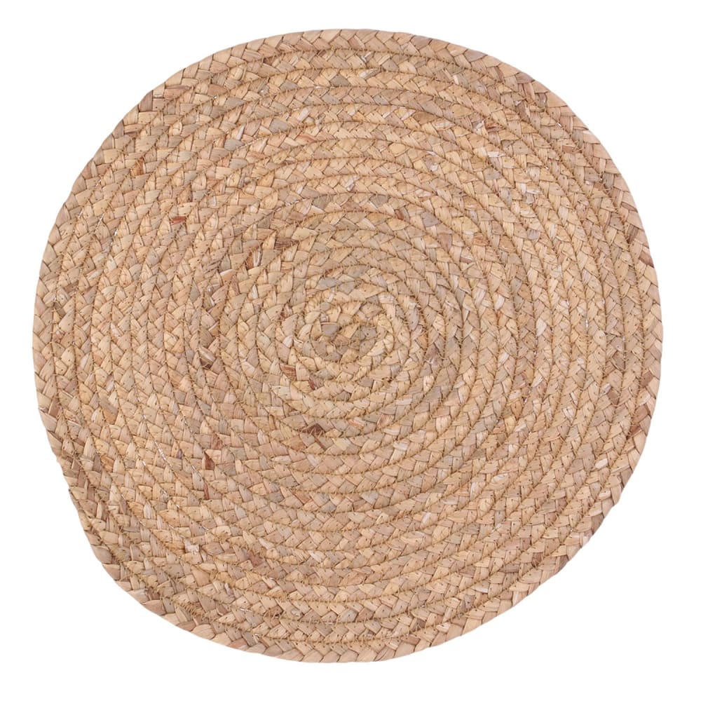 Set de table tressé bord de mer diam. 38 cm beige