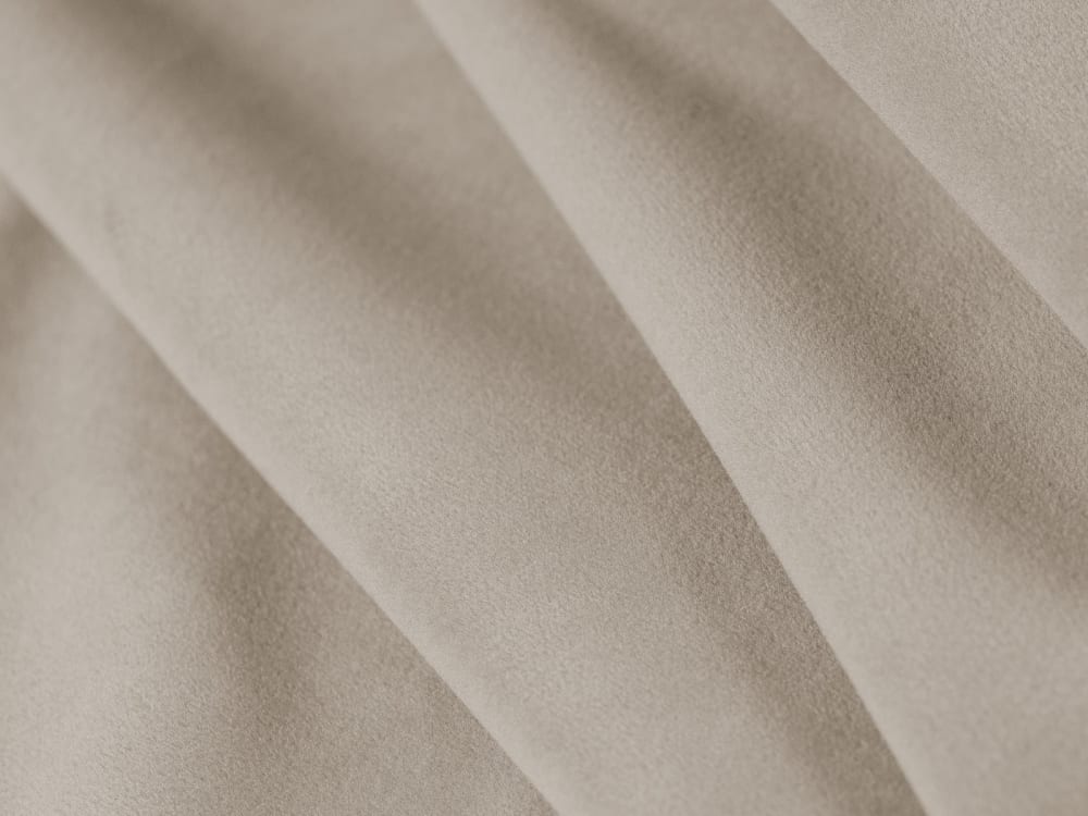 4-Sitzer Sofa aus Samt, beige - Maisons Du Monde