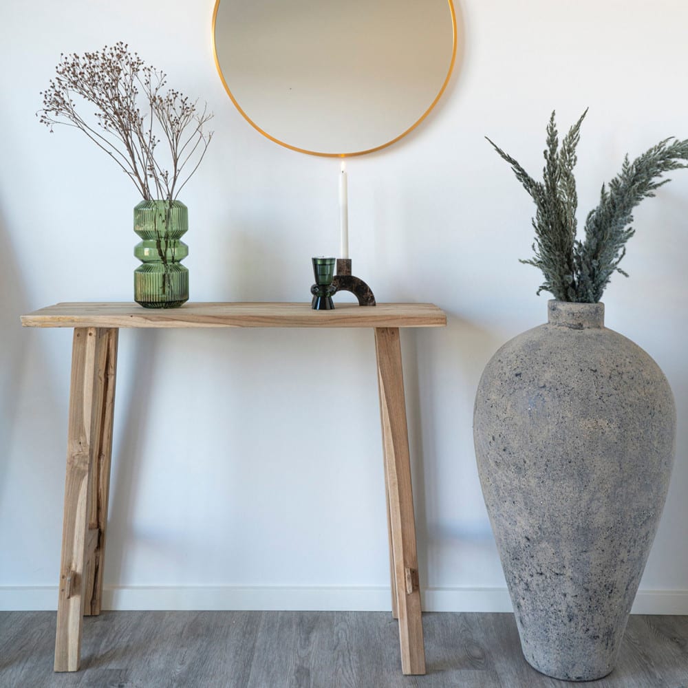 Console en teck L90cm - Bois clair