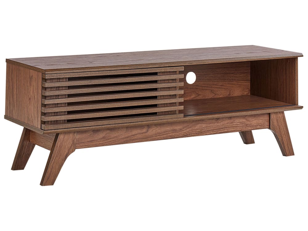 Meuble tv marron foncé